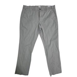 Gap Mens Straight Fit Chinos Grey Cotton Twill Casual Pants 38x32
